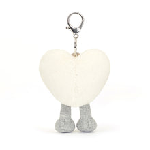 Load image into Gallery viewer, Amuseables Cream Heart Bag Charm - Jellycat
