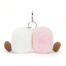 Load image into Gallery viewer, Amuseables Pair Of Marshmallows Bag Charm - Jellycat
